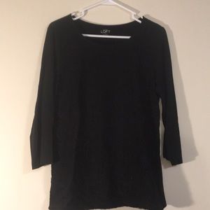 Black patterned blouse